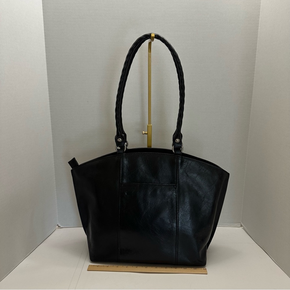 Patricia Nash Heritage Collection Michel Dome Tote – Black Leather - Picture 2 of 8